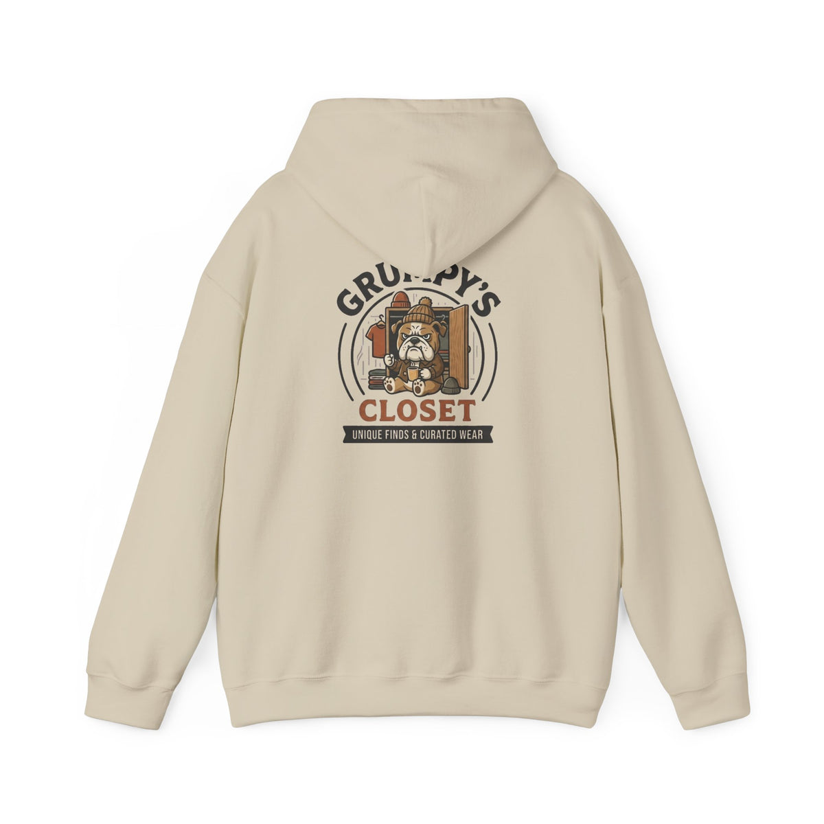 Grumpy's Closet Logo Hoodie | Unisex Graphic Pullover