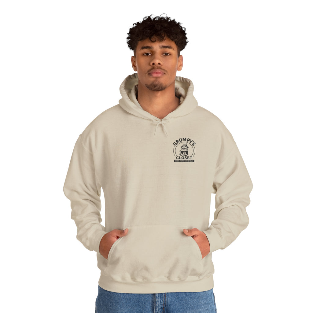 Grumpy's Closet Logo Hoodie | Unisex Graphic Pullover