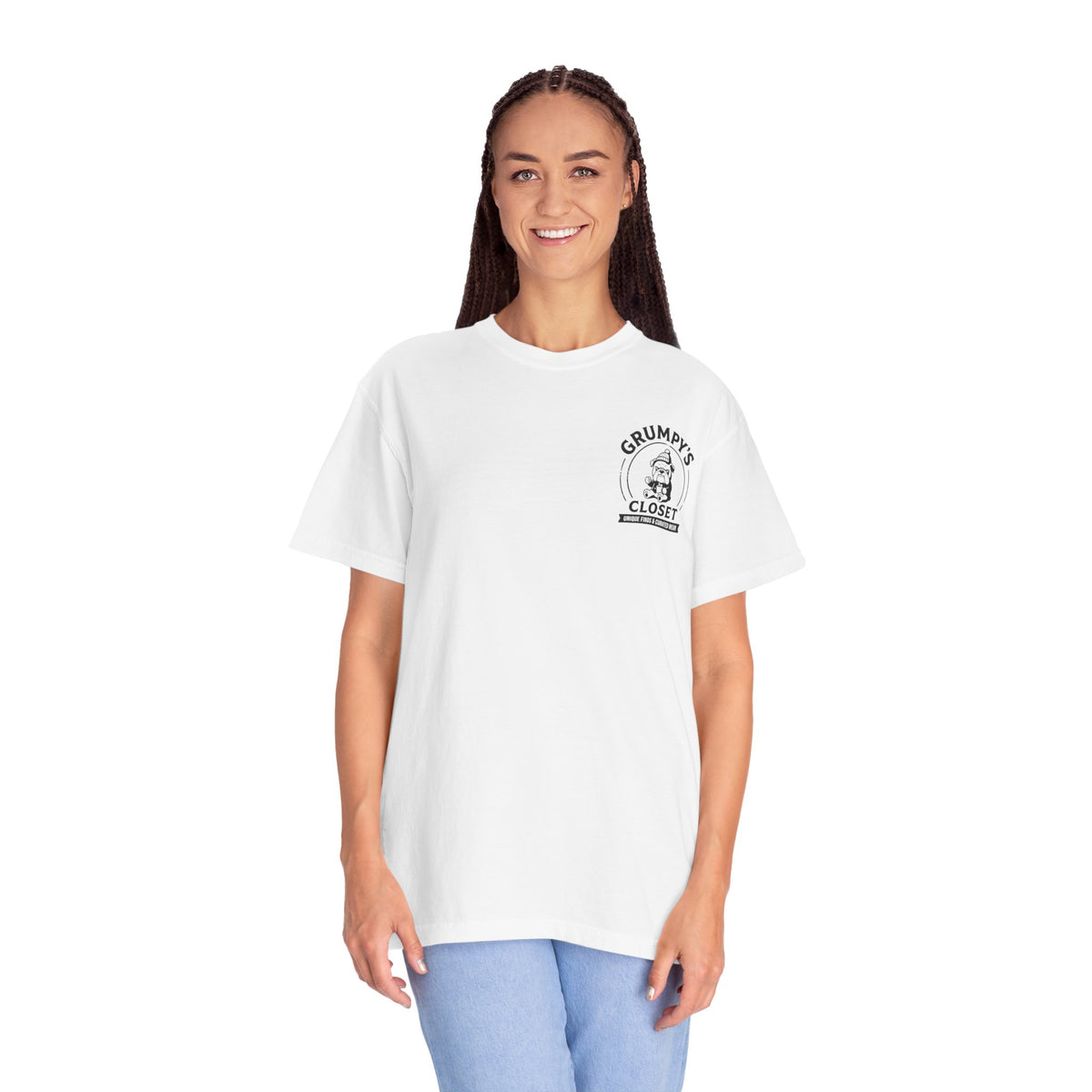Grumpy’s Closet Bulldog Logo T-Shirt | Garment-Dyed Graphic Tee