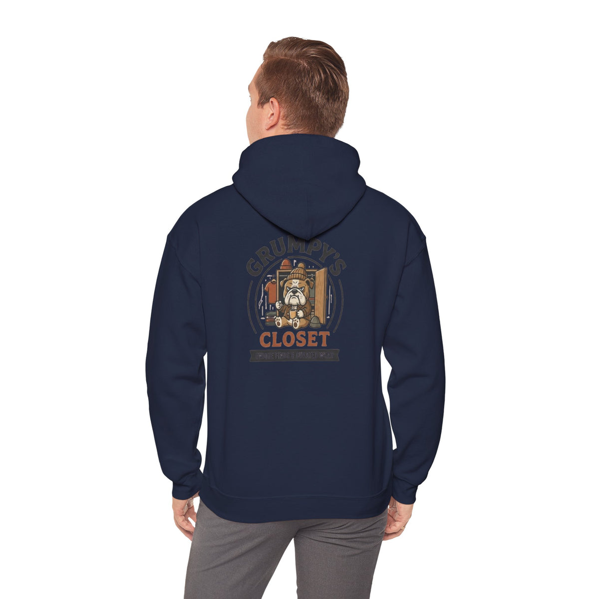 Grumpy's Closet Logo Hoodie | Unisex Graphic Pullover