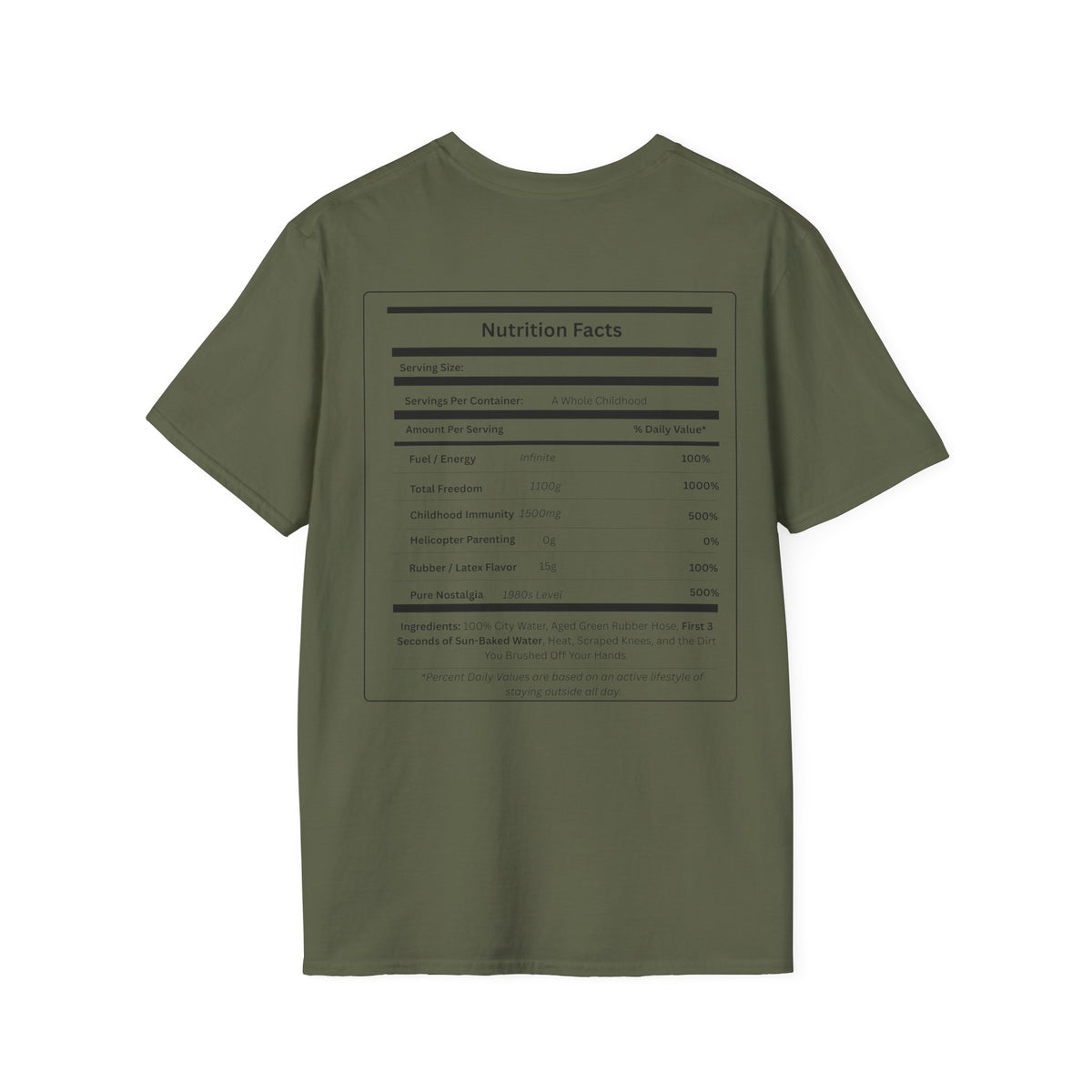 Gen X Raised on Hose Water T-Shirt | Retro Childhood Tee