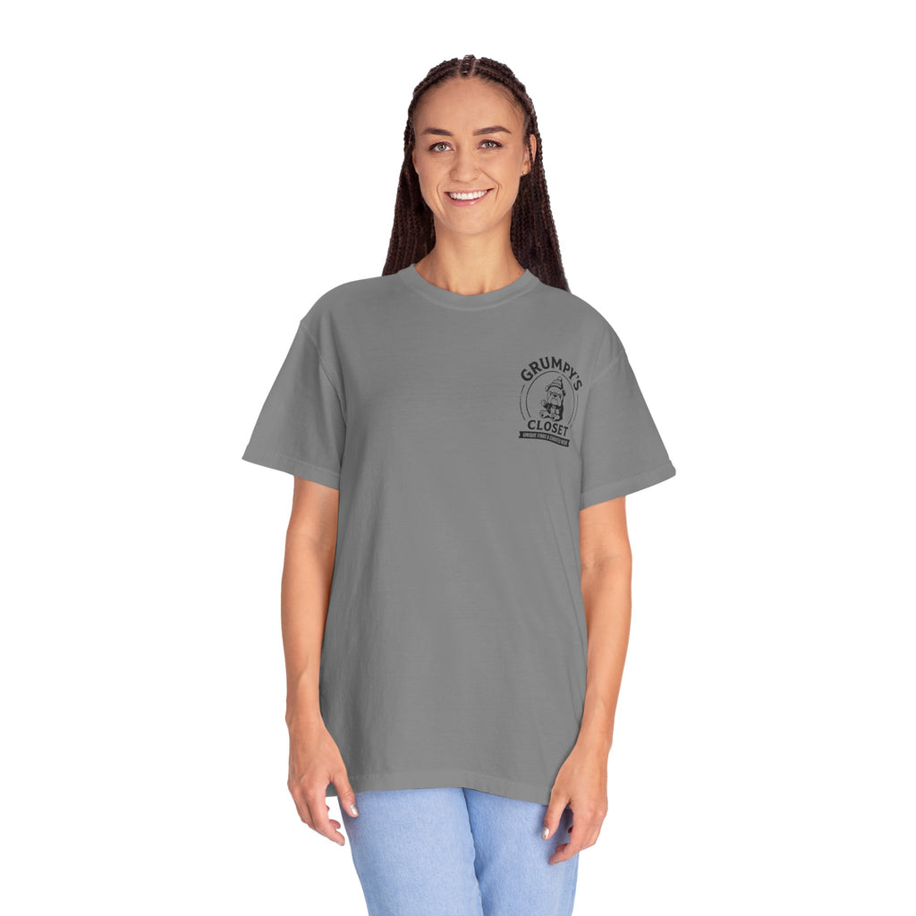 Grumpy’s Closet Bulldog Logo T-Shirt | Garment-Dyed Graphic Tee