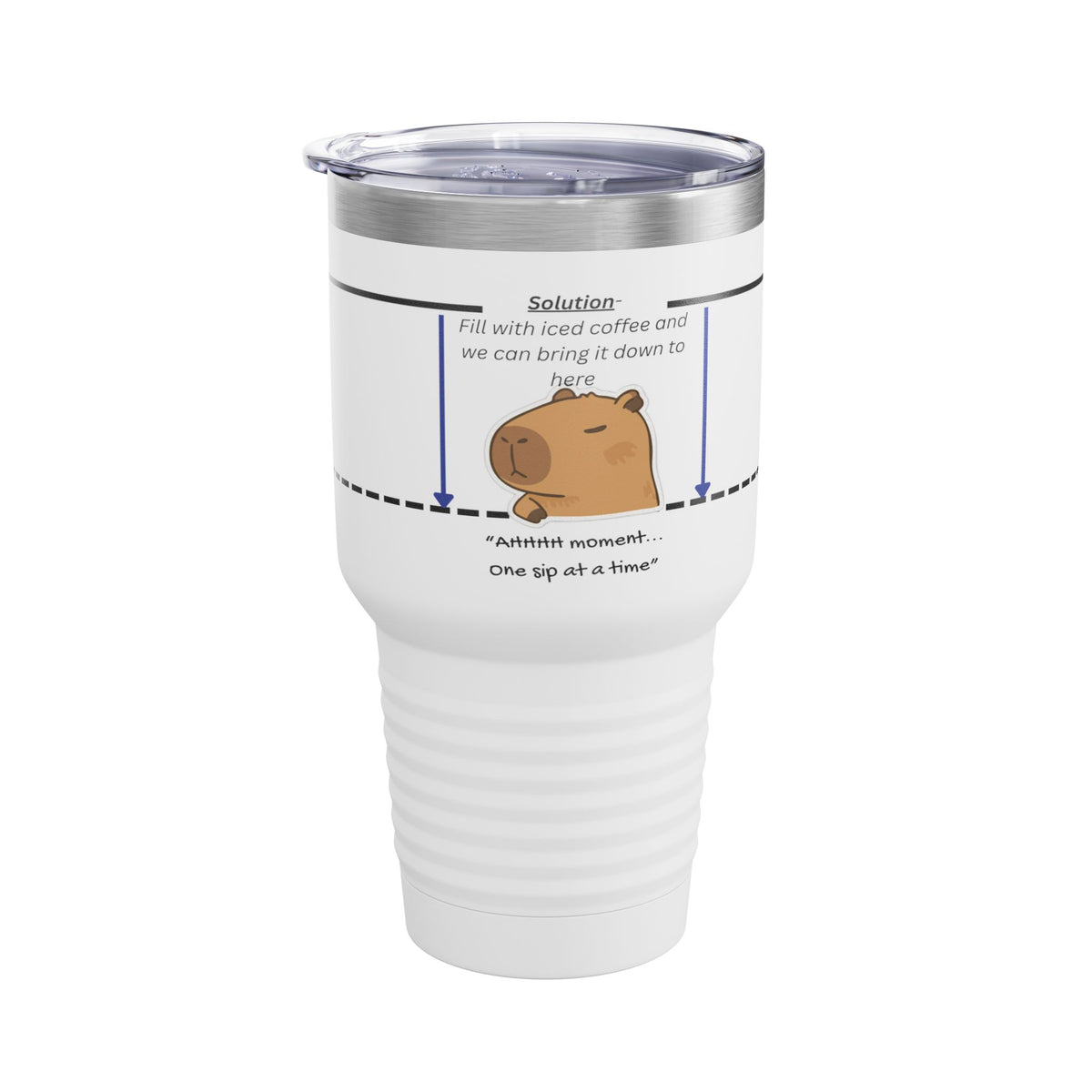 I’ve Had It Up to Here Capybara Tumbler | 30 oz