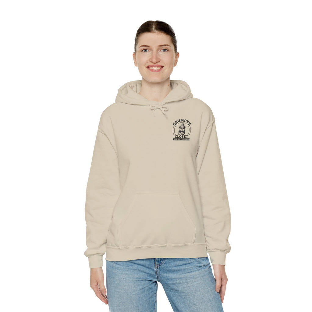 Grumpy's Closet Logo Hoodie | Unisex Graphic Pullover