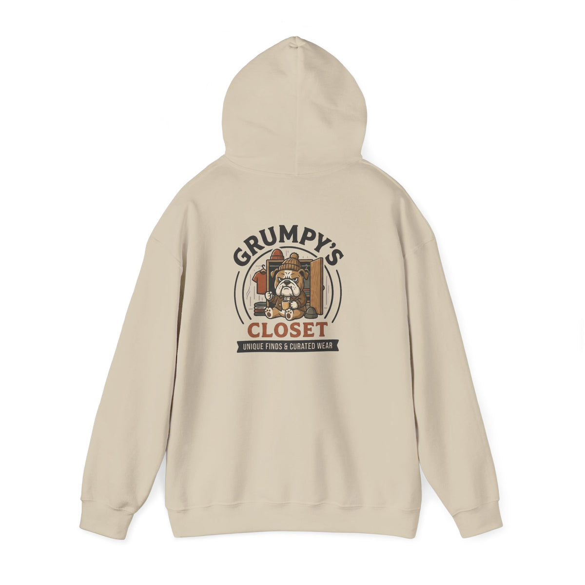 Grumpy's Closet Logo Hoodie | Unisex Graphic Pullover