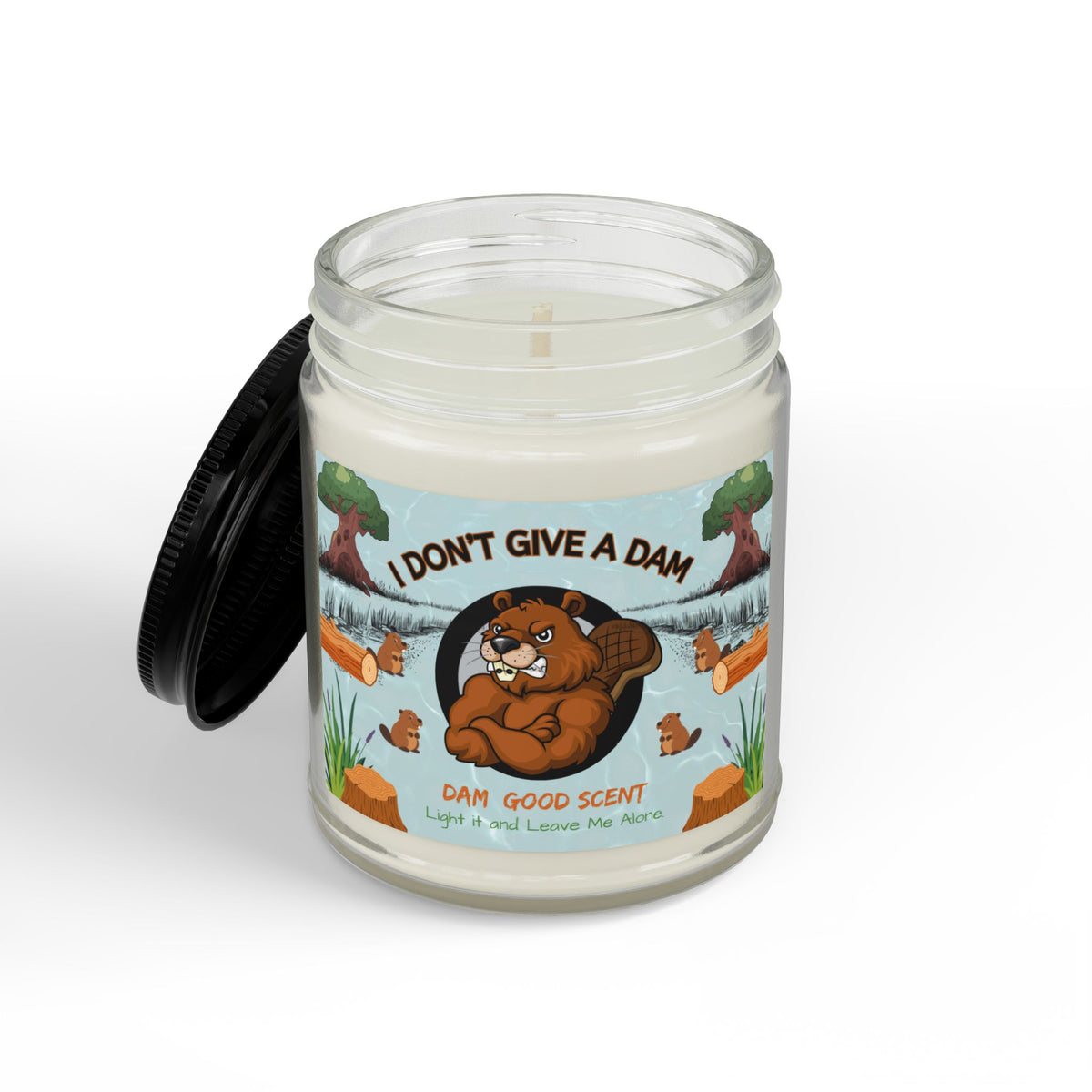 Soy Candle — "I Don’t Give a Dam" Scented Candle (4oz & 9oz)