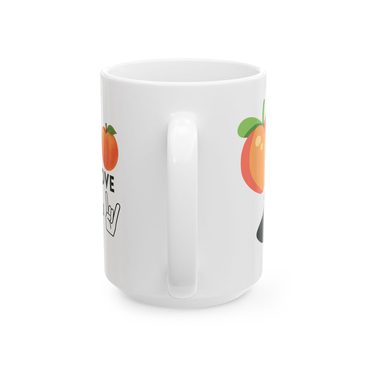 Peach Love Rock & Roll Mug | 11 oz & 15 oz