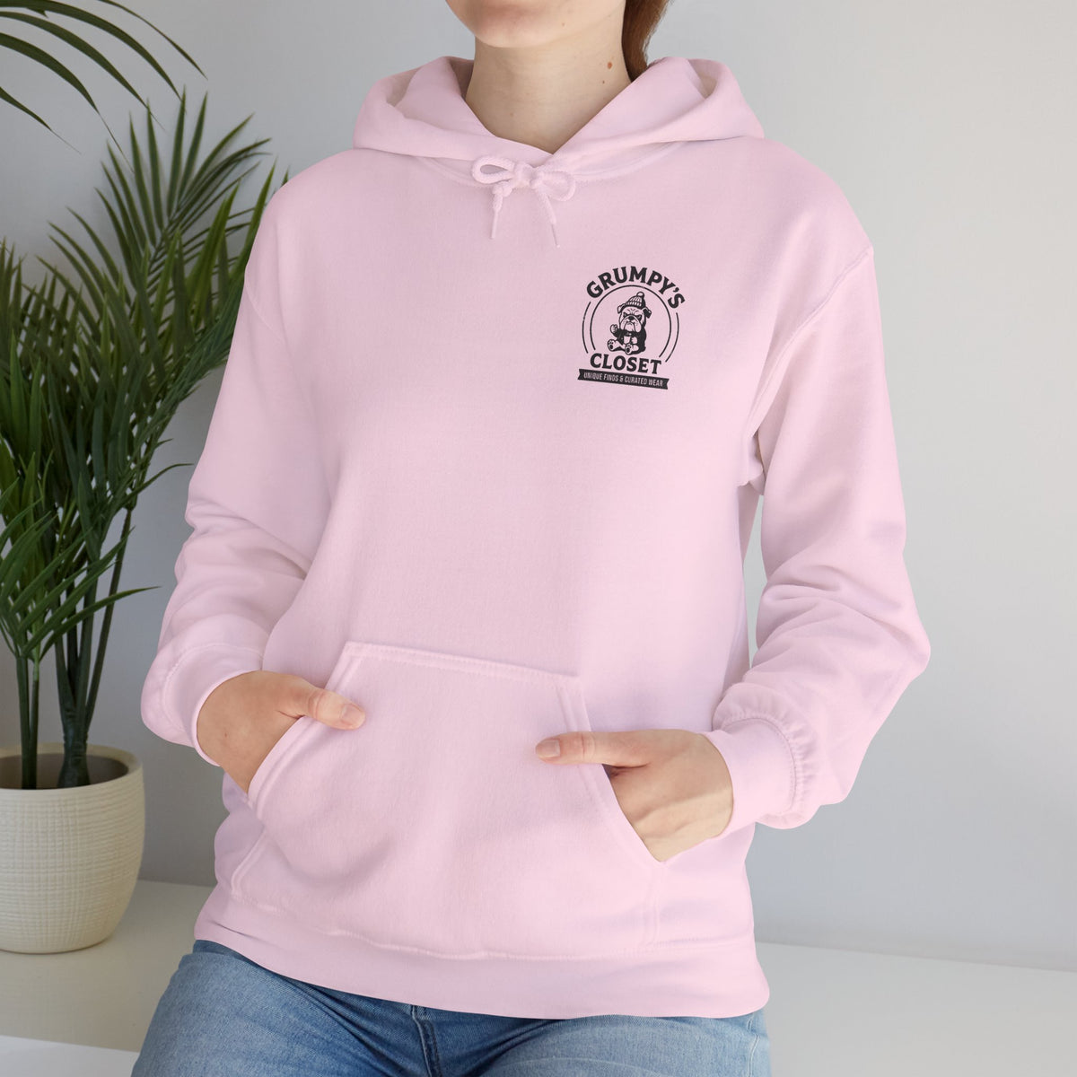 Grumpy's Closet Logo Hoodie | Unisex Graphic Pullover