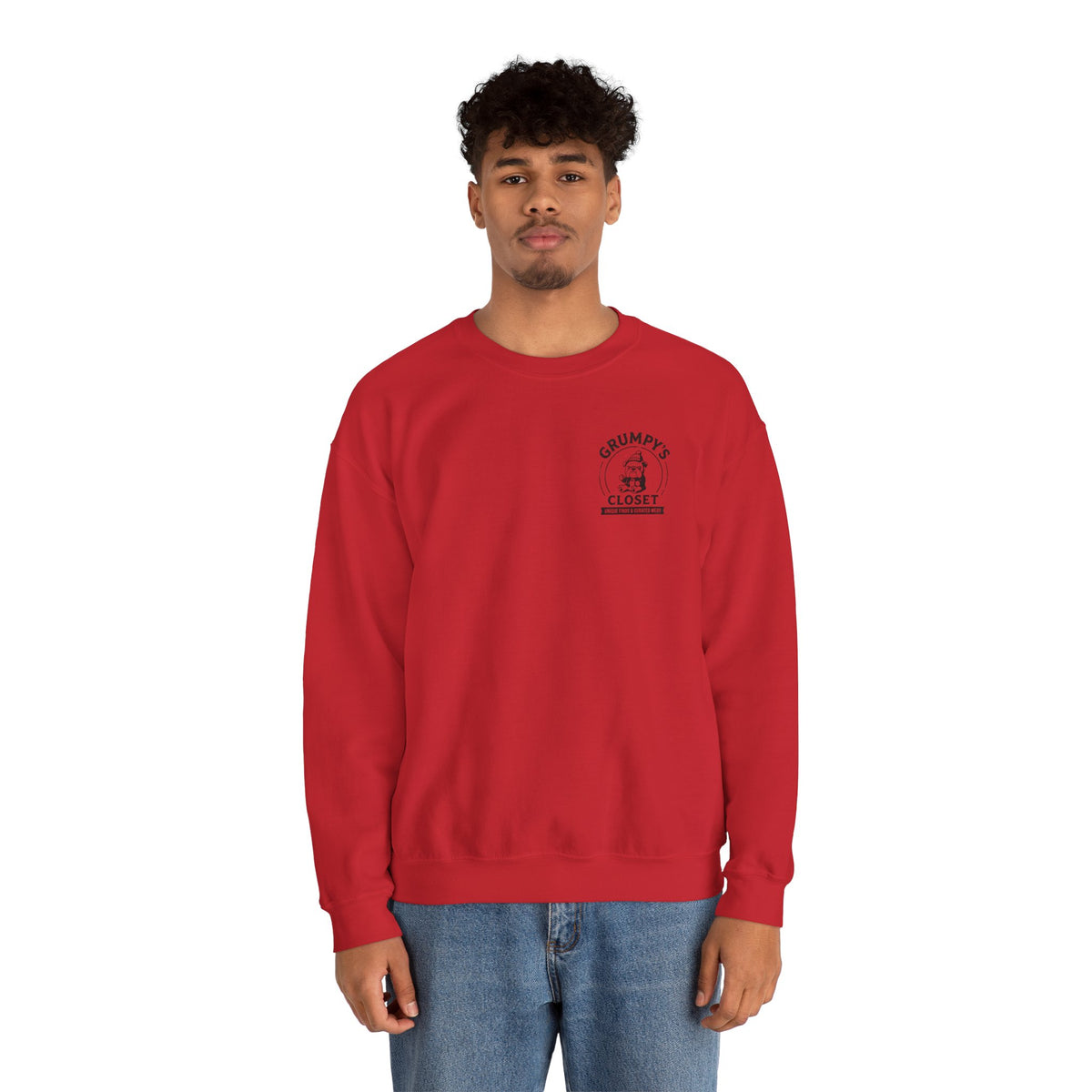 Grumpy’s Closet Crewneck Sweatshirt | Cozy Logo Pullover