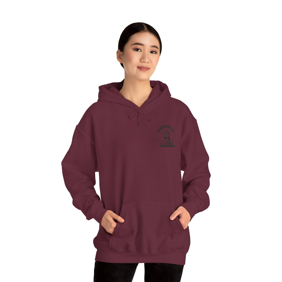 Grumpy's Closet Logo Hoodie | Unisex Graphic Pullover