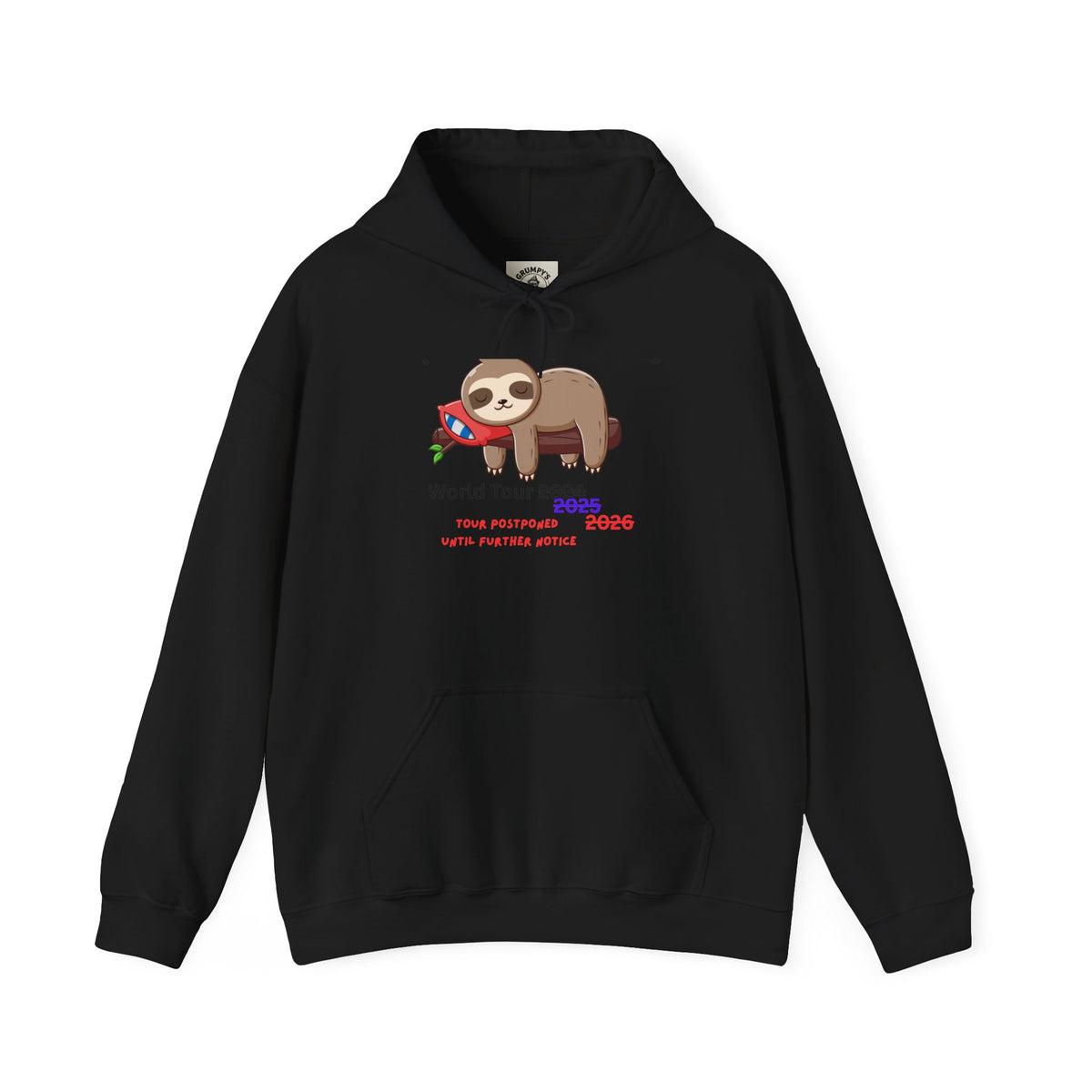 Procrastinators World Tour Hoodie | Funny Sloth Sweatshirt