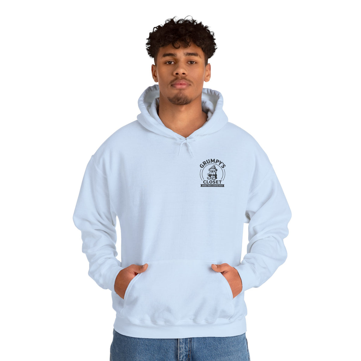 Grumpy's Closet Logo Hoodie | Unisex Graphic Pullover