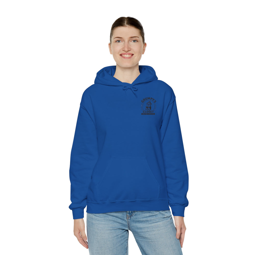 Grumpy's Closet Logo Hoodie | Unisex Graphic Pullover