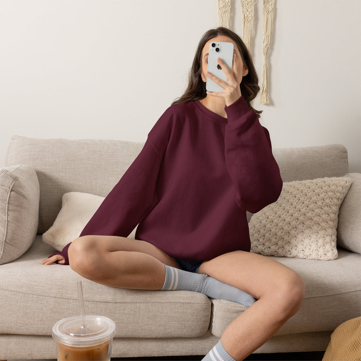 Grumpy’s Closet Crewneck Sweatshirt | Cozy Logo Pullover