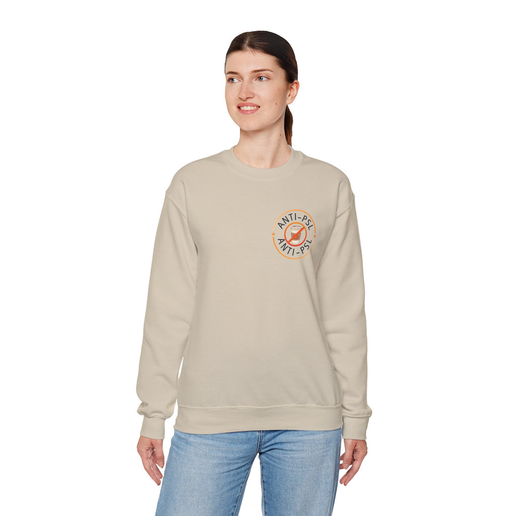 Anti Pumpkin Spice Club Crewneck | Marked Safe Fall Sweatshirt