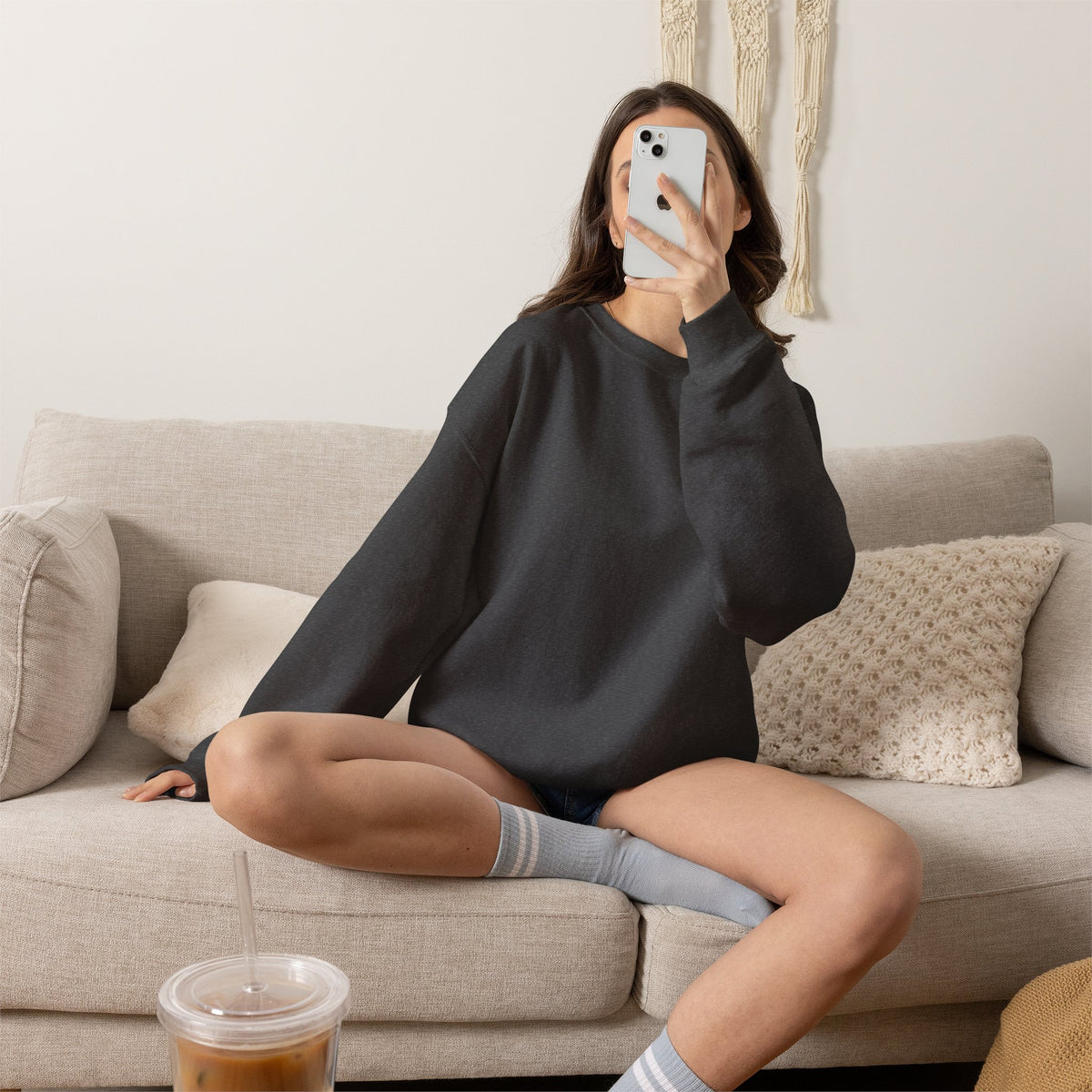 Grumpy’s Closet Crewneck Sweatshirt | Cozy Logo Pullover