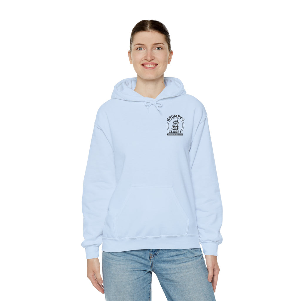 Grumpy's Closet Logo Hoodie | Unisex Graphic Pullover