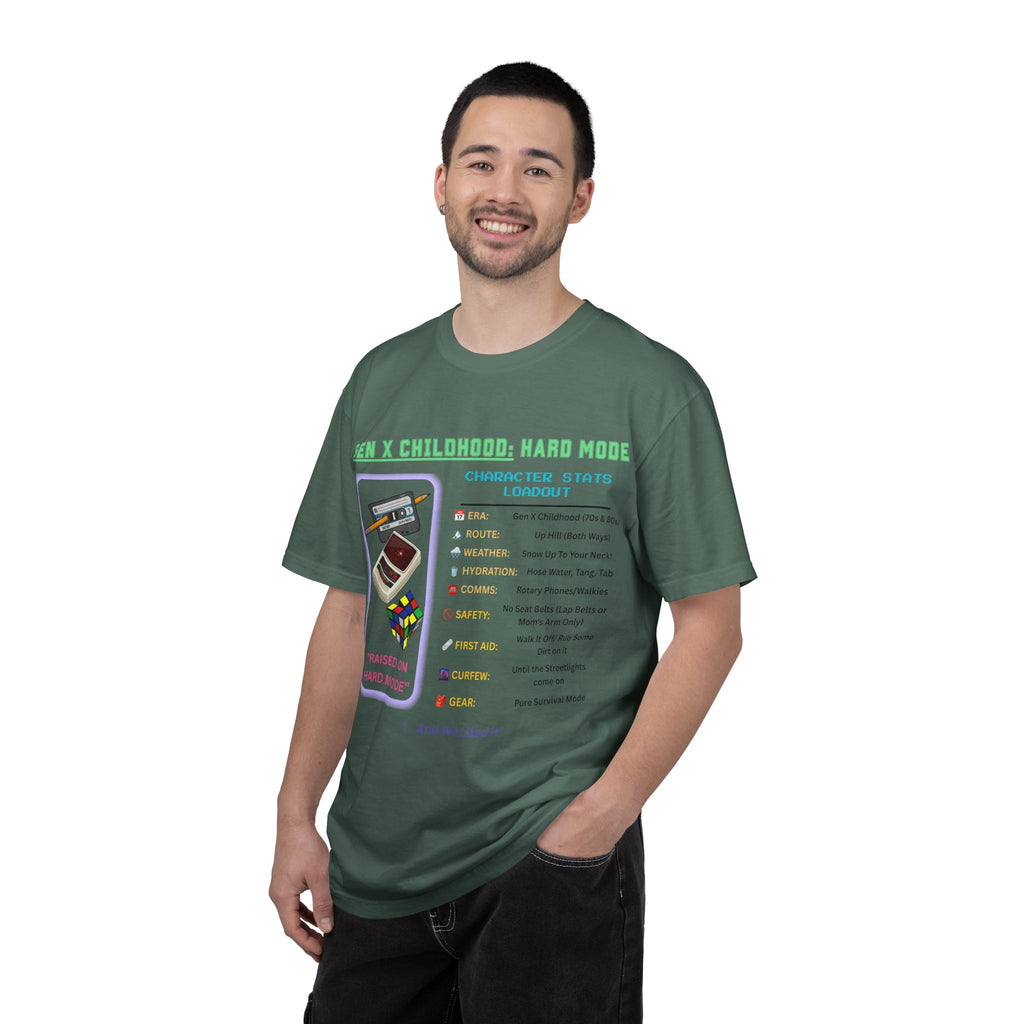 Gen X Childhood Hard Mode T-Shirt | Comfort Colors