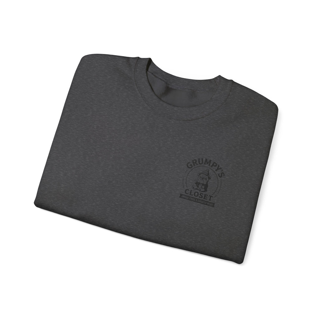 Grumpy’s Closet Crewneck Sweatshirt | Cozy Logo Pullover