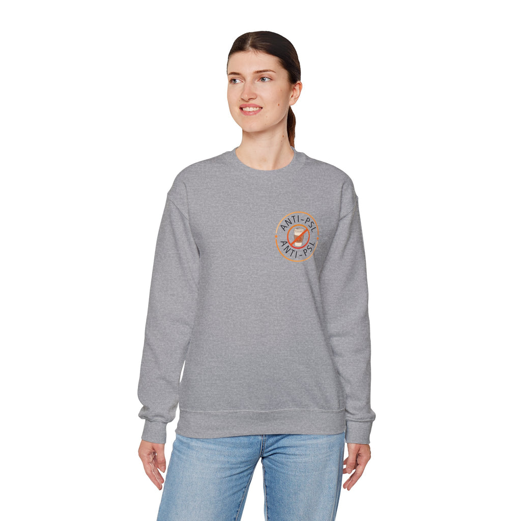 Anti Pumpkin Spice Club Crewneck | Marked Safe Fall Sweatshirt