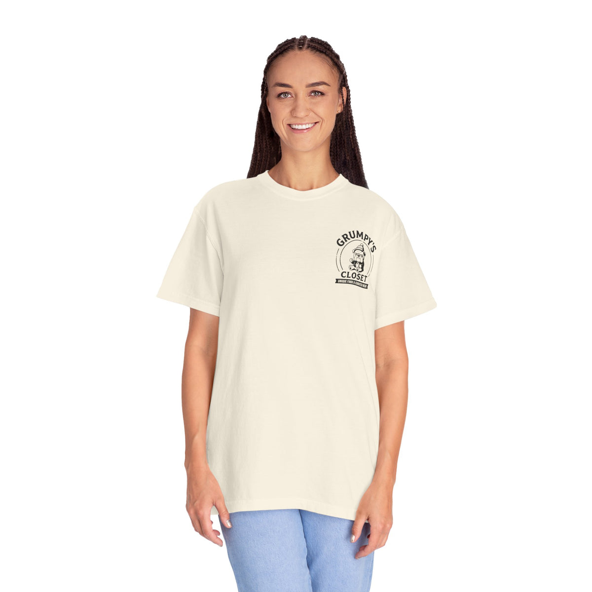 Grumpy’s Closet Bulldog Logo T-Shirt | Garment-Dyed Graphic Tee
