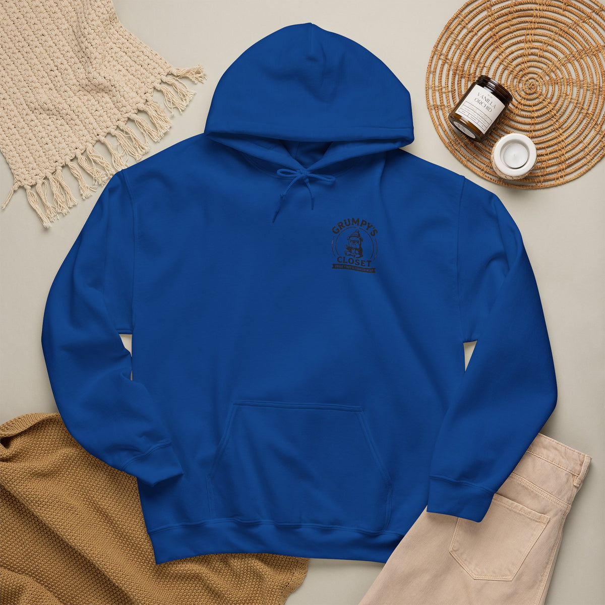 Grumpy's Closet Logo Hoodie | Unisex Graphic Pullover