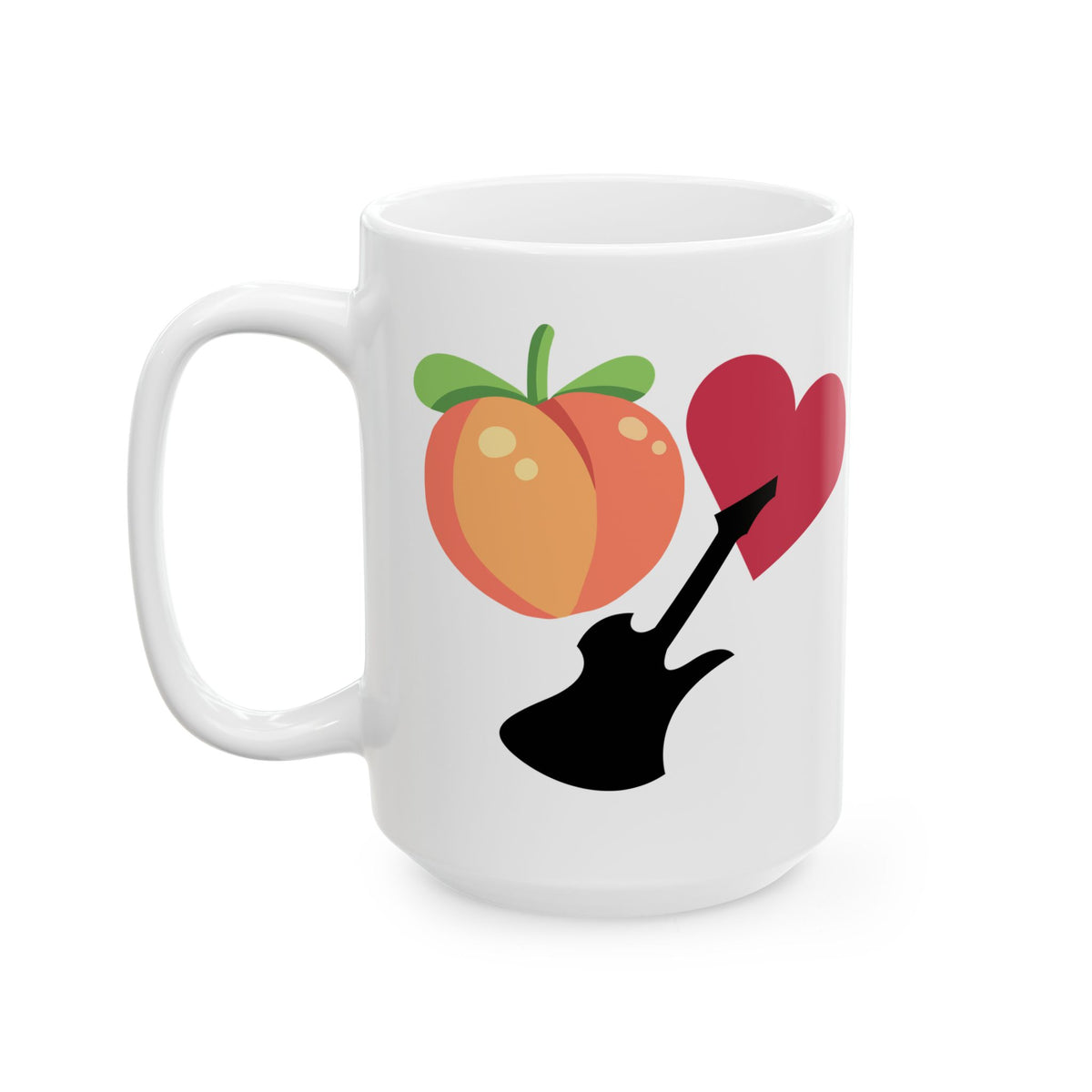 Peach Love Rock & Roll Mug | 11 oz & 15 oz
