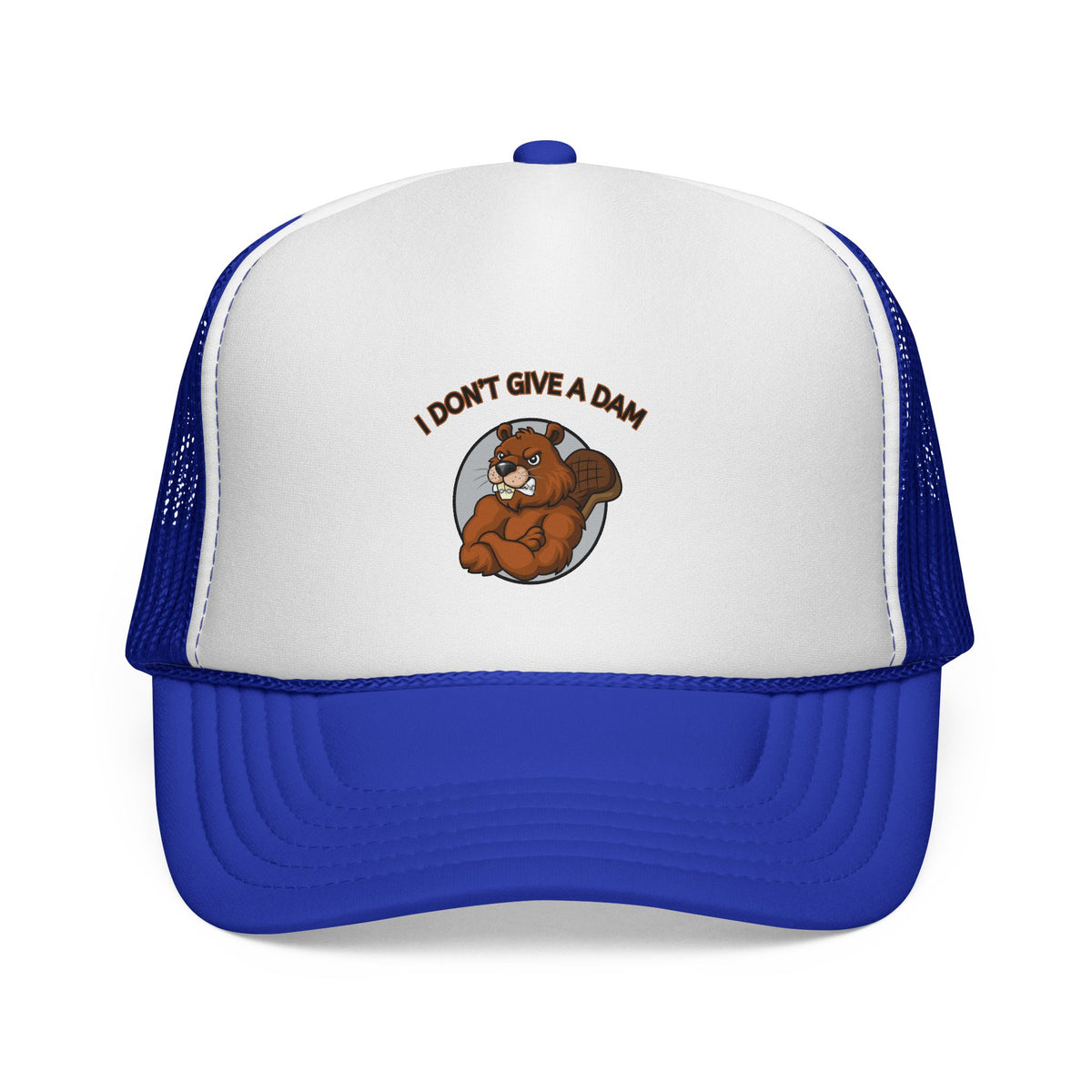 I Don’t Give a Dam Beaver Trucker Cap | Funny Animal Hat