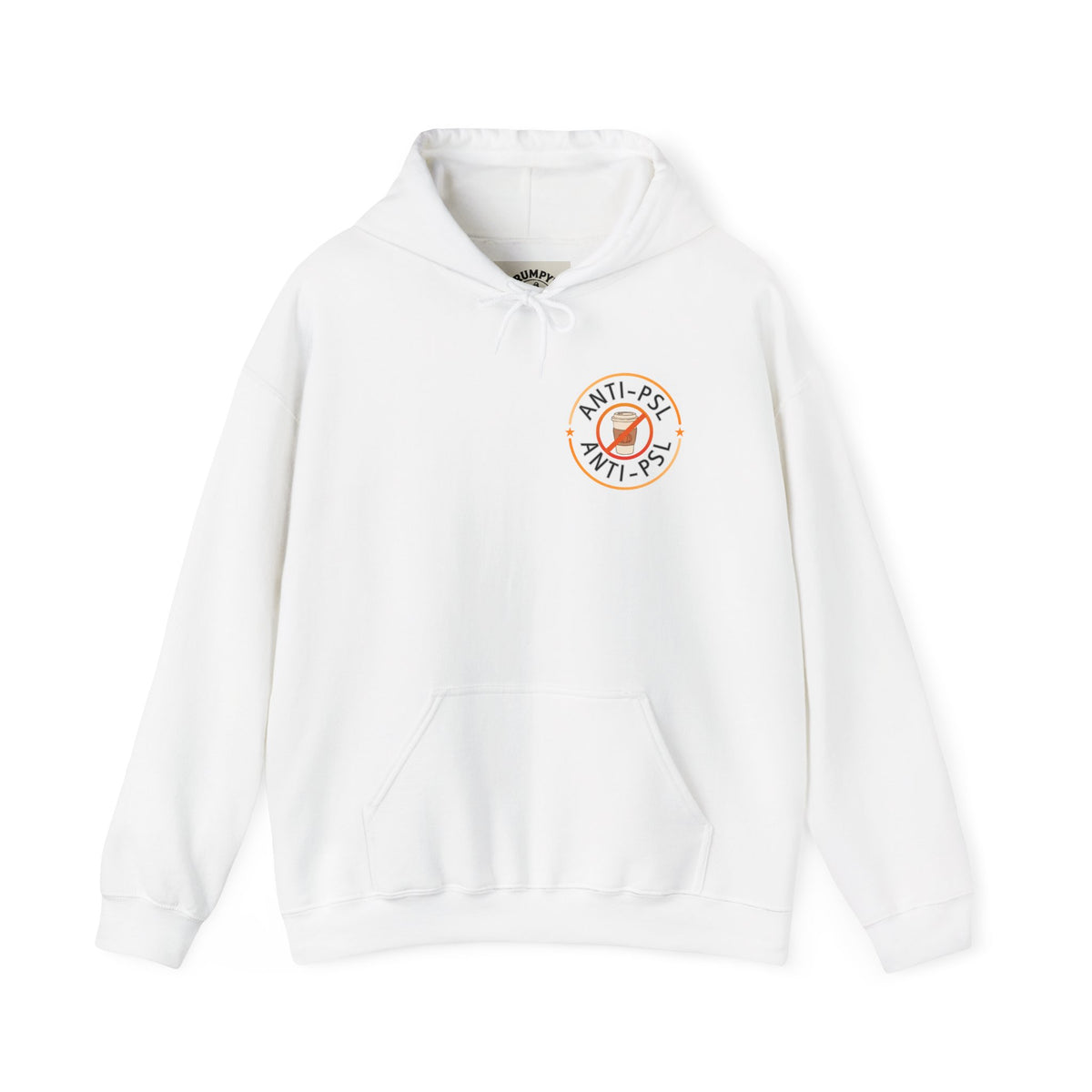 Anti Pumpkin Spice Hoodie, Funny Marked Safe Fall Pullover, Sarcastic Anti PSL Sweatshirt, Gildan 18500 Autumn Holiday Outerwear