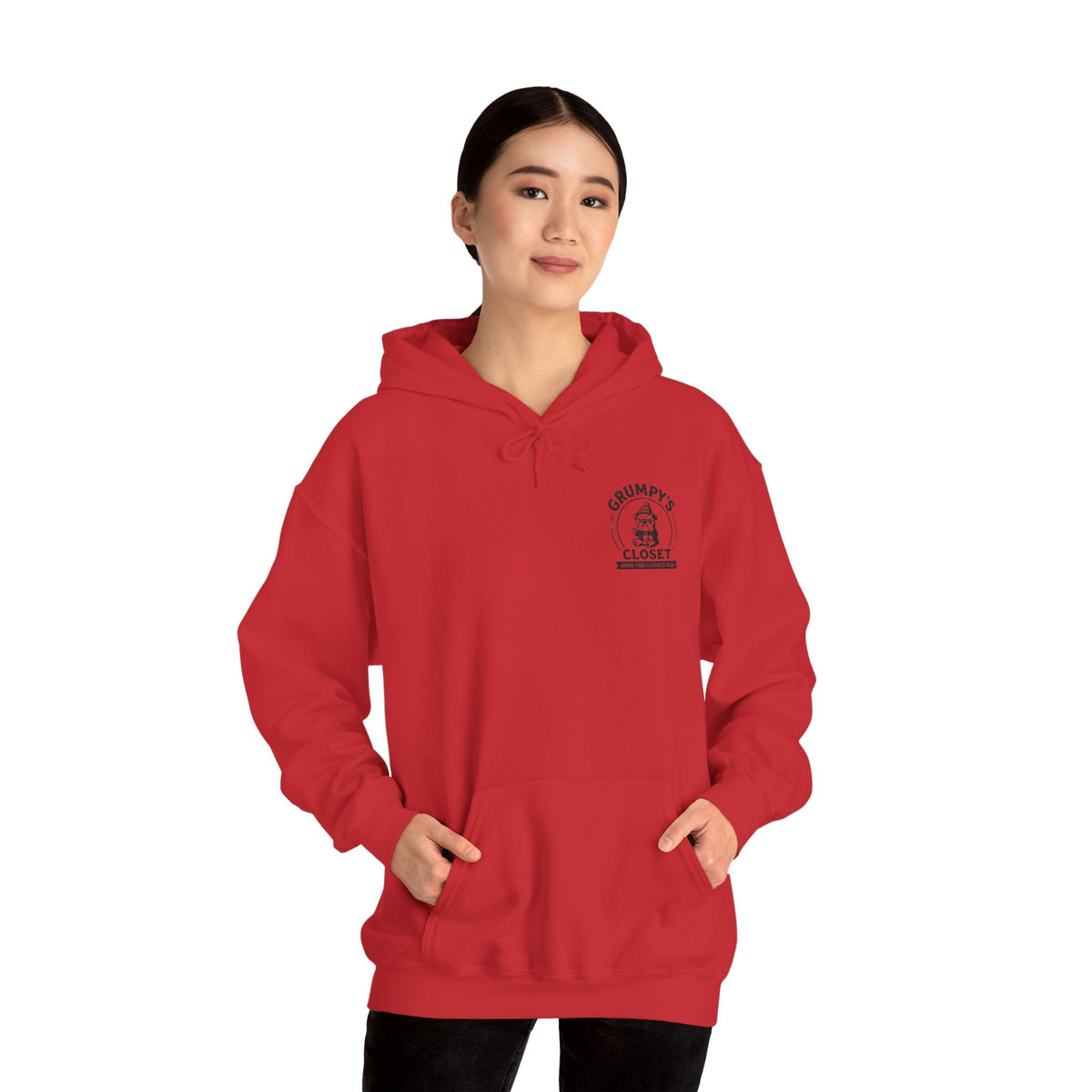 Grumpy's Closet Logo Hoodie | Unisex Graphic Pullover