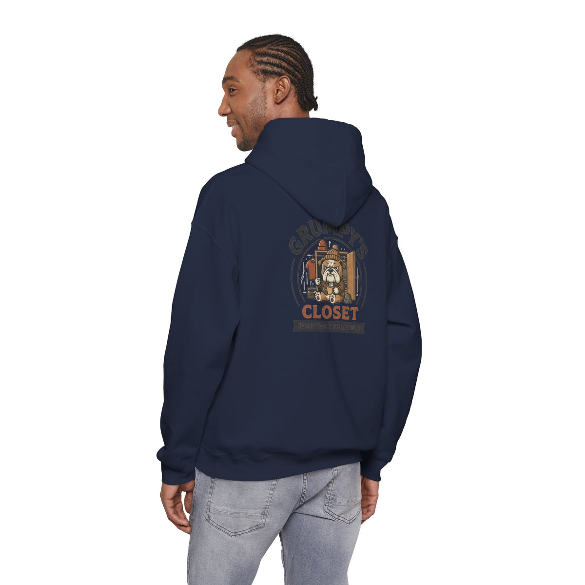 Grumpy's Closet Logo Hoodie | Unisex Graphic Pullover