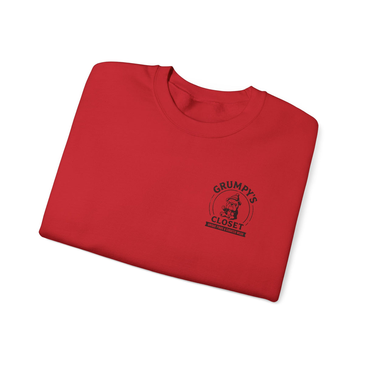 Grumpy’s Closet Crewneck Sweatshirt | Cozy Logo Pullover
