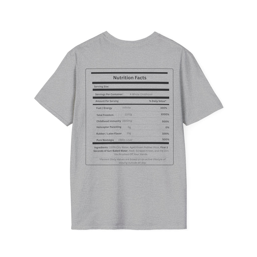 Gen X Raised on Hose Water T-Shirt | Retro Childhood Tee