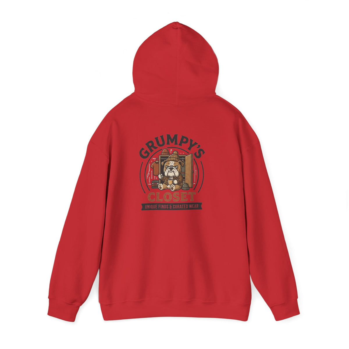 Grumpy's Closet Logo Hoodie | Unisex Graphic Pullover