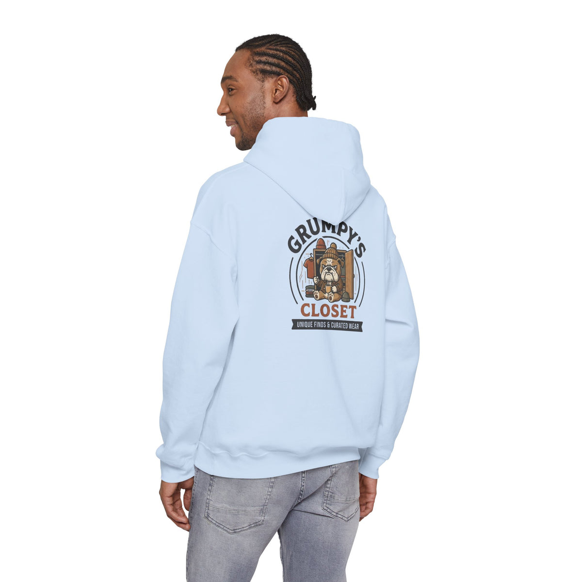 Grumpy's Closet Logo Hoodie | Unisex Graphic Pullover