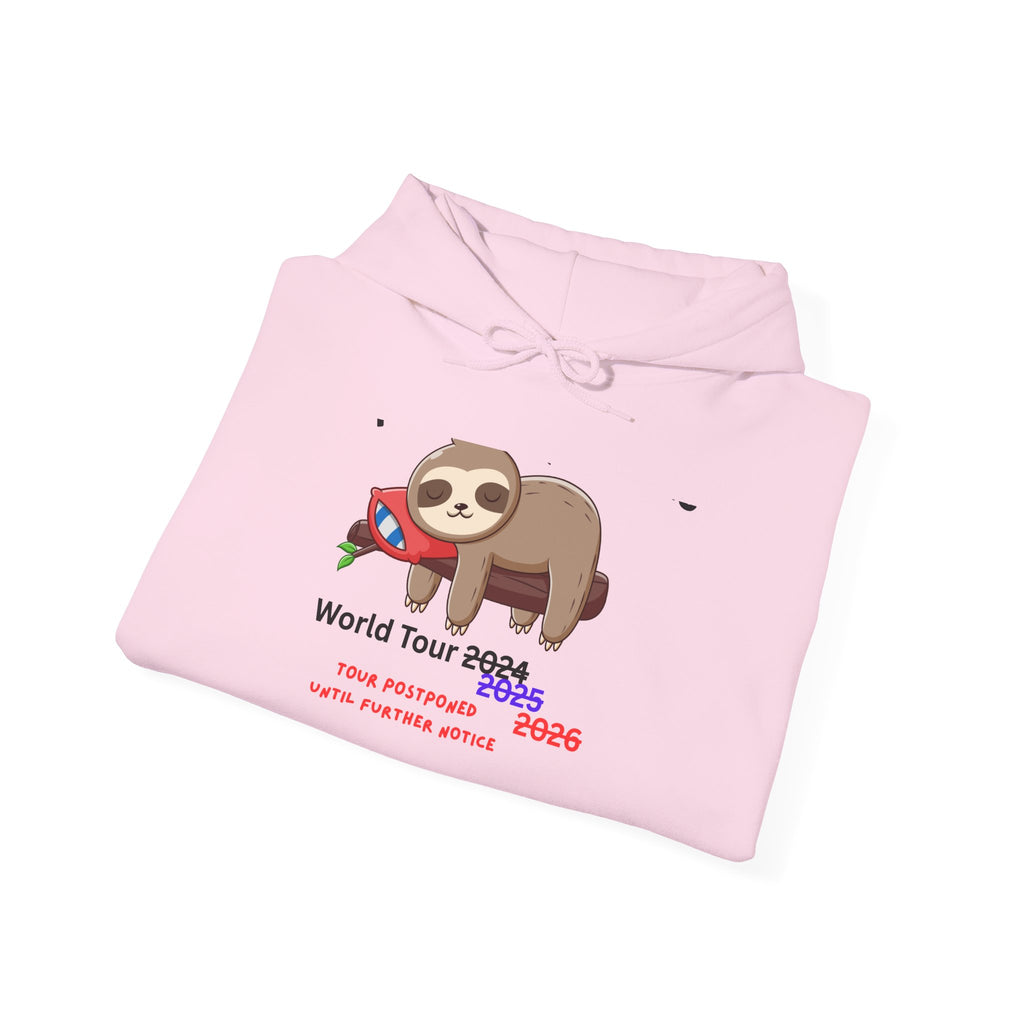 Procrastinators World Tour Hoodie | Funny Sloth Sweatshirt