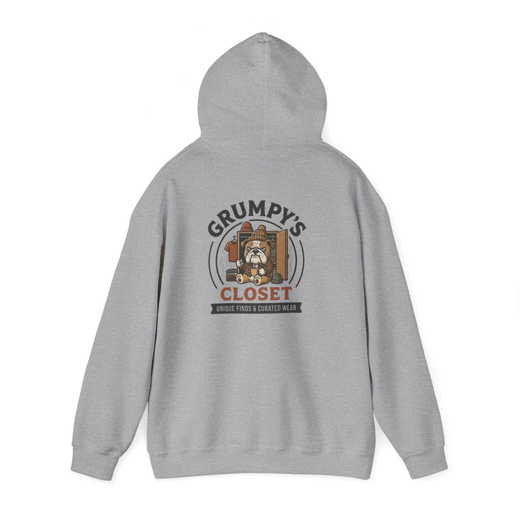 Grumpy's Closet Logo Hoodie | Unisex Graphic Pullover