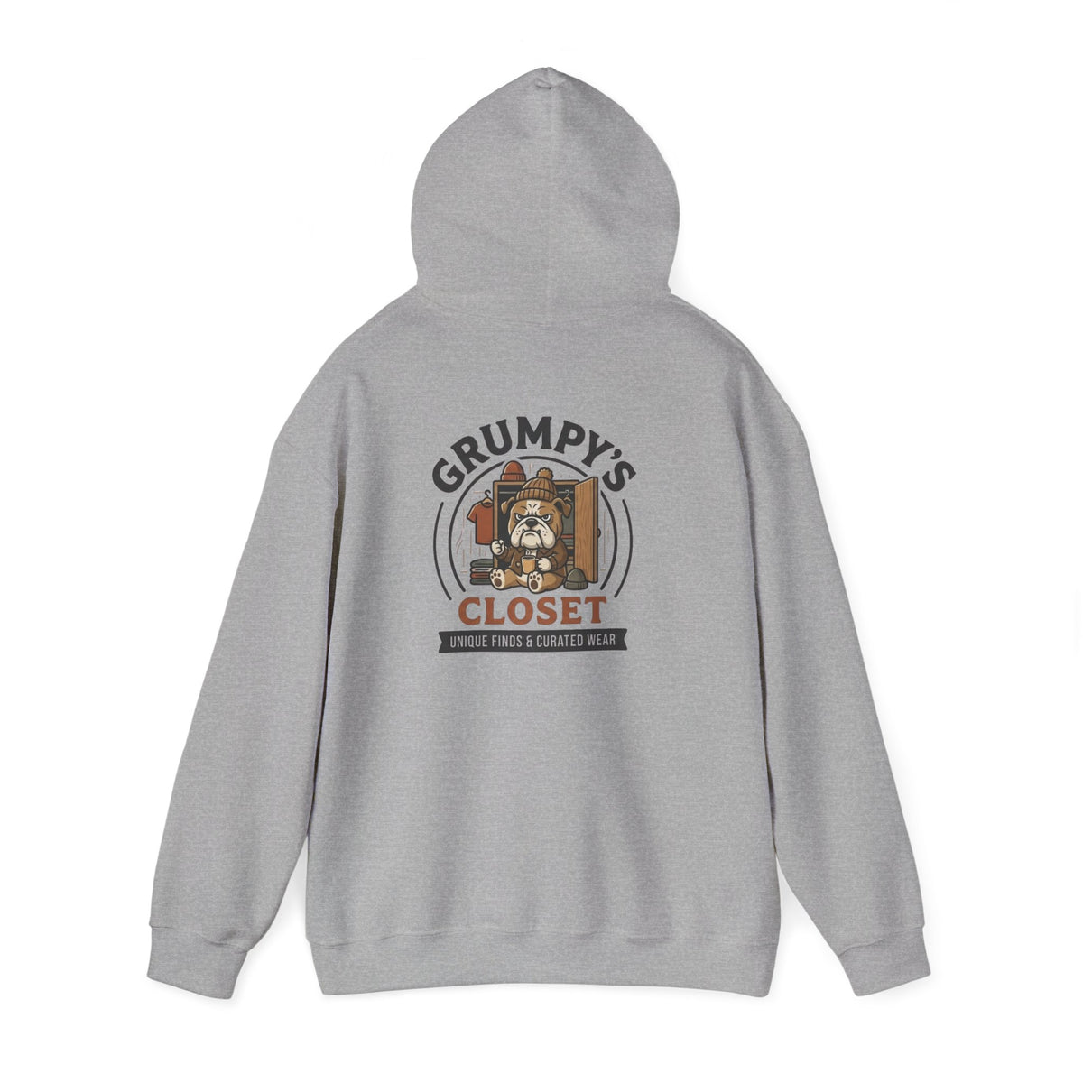 Grumpy's Closet Logo Hoodie | Unisex Graphic Pullover