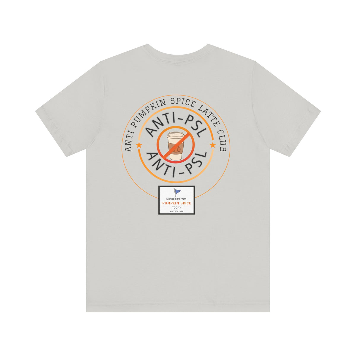 Anti Pumpkin Spice Shirt, Funny Marked Safe Fall Tee, Sarcastic Anti PSL Graphic Tshirt, Comfort Colors 1717 Autumn Holiday Apparel