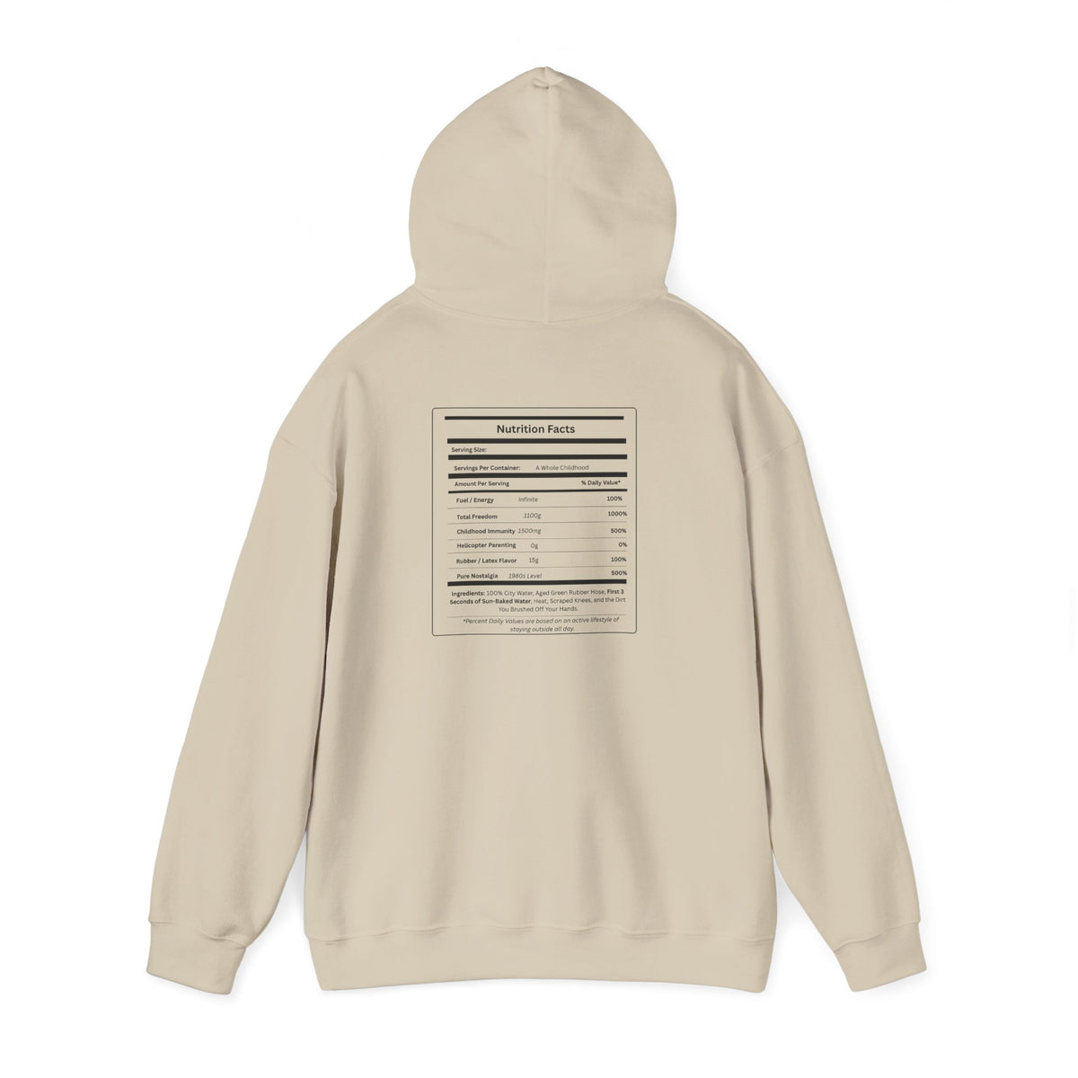 Gen X Raised on Hose Water Hoodie | Retro Childhood Nostalgia