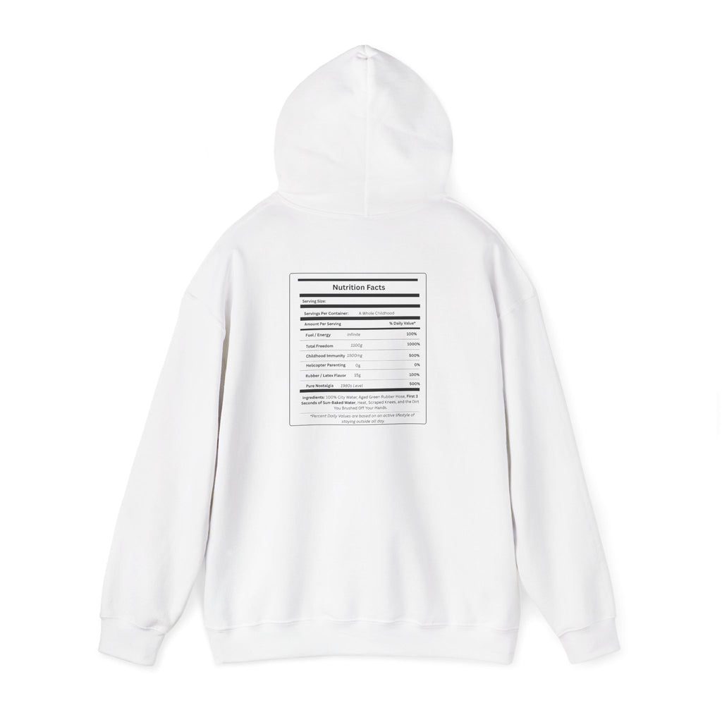 Gen X Raised on Hose Water Hoodie | Retro Childhood Nostalgia