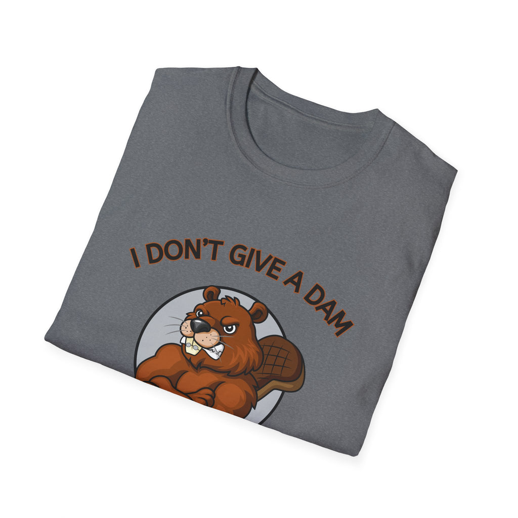 I Don’t Give a Dam Beaver T-Shirt | Funny Nature Tee