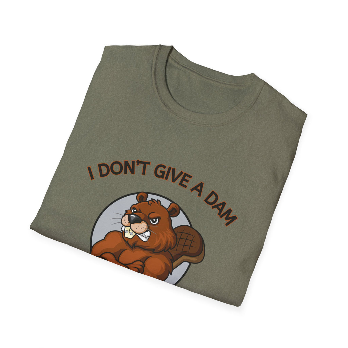I Don’t Give a Dam Beaver T-Shirt | Funny Nature Tee