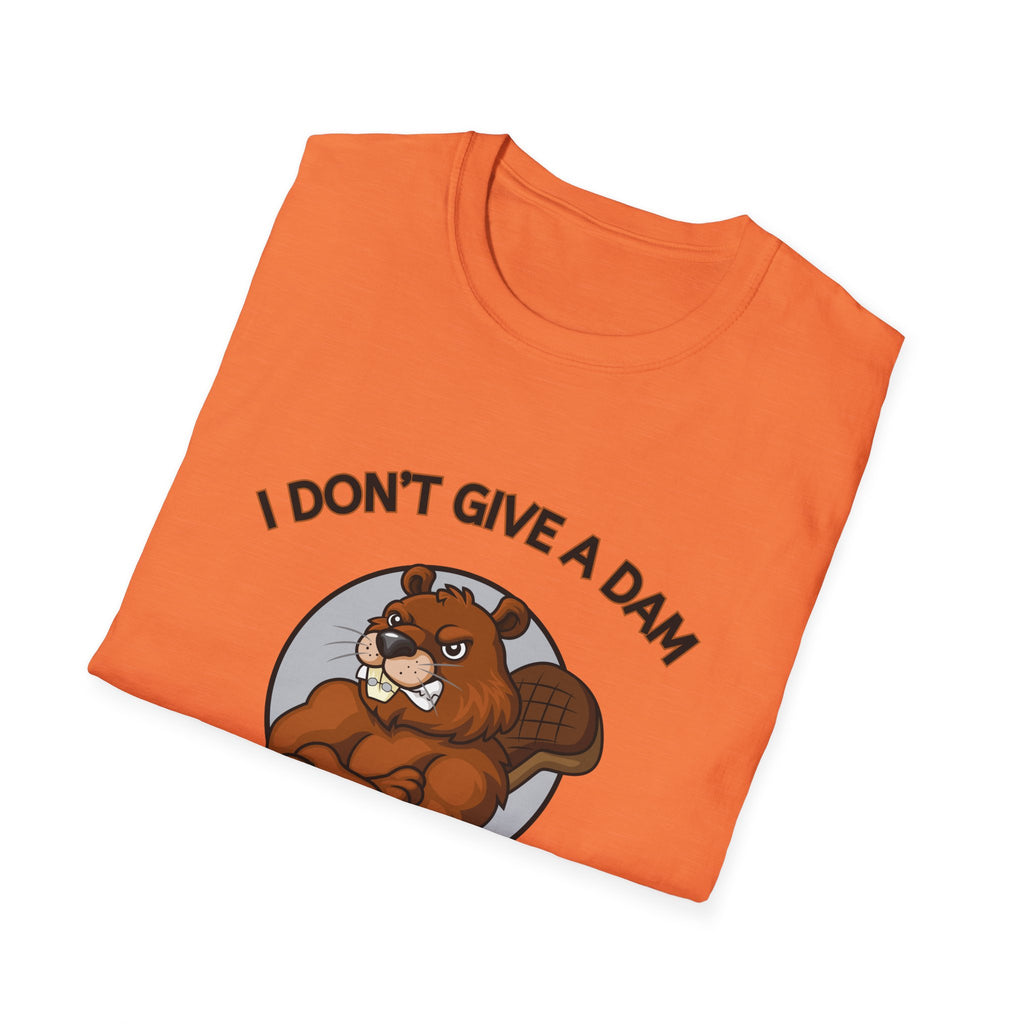 I Don’t Give a Dam Beaver T-Shirt | Funny Nature Tee