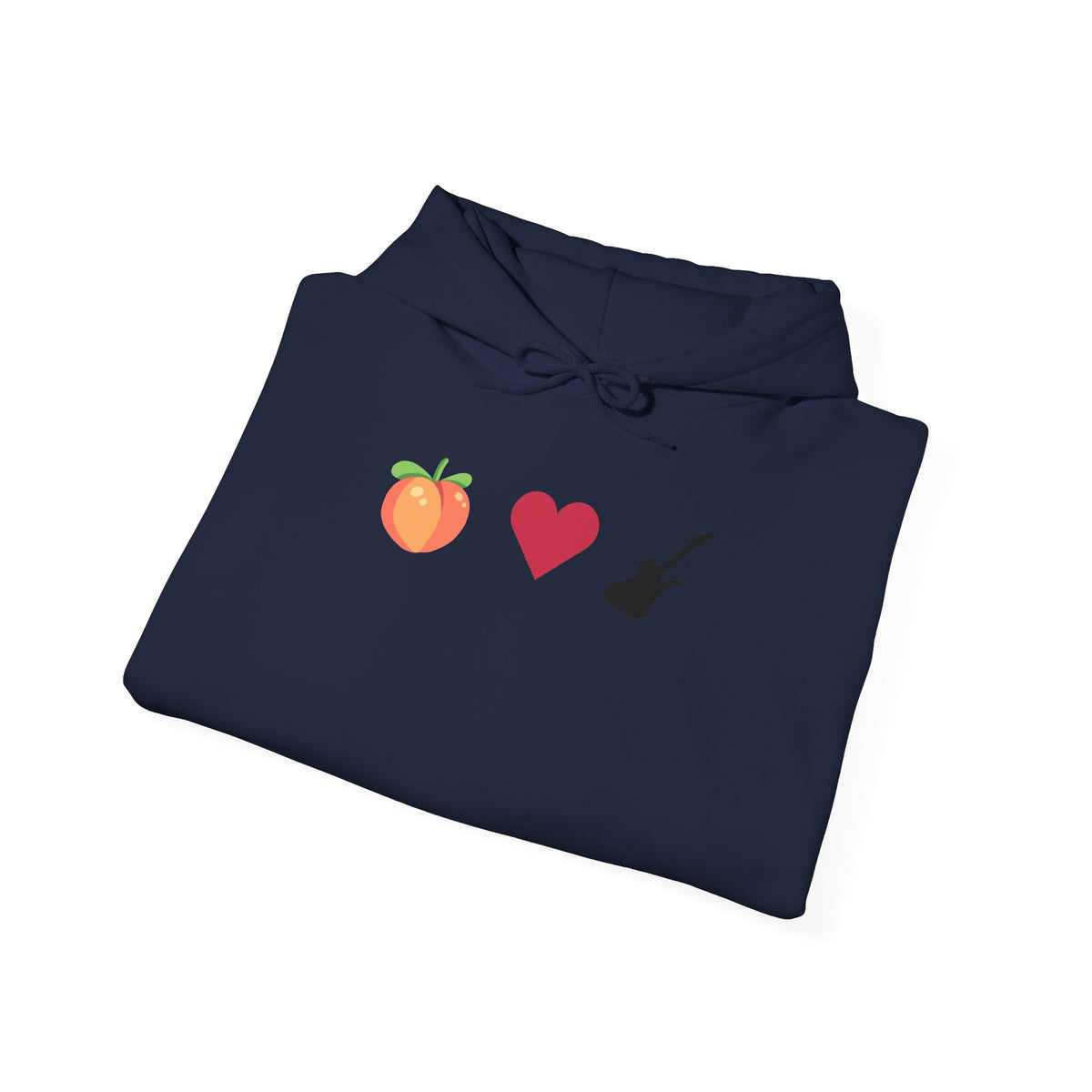 Peach Love Rock & Roll Two-Sided Hoodie | Original Logo