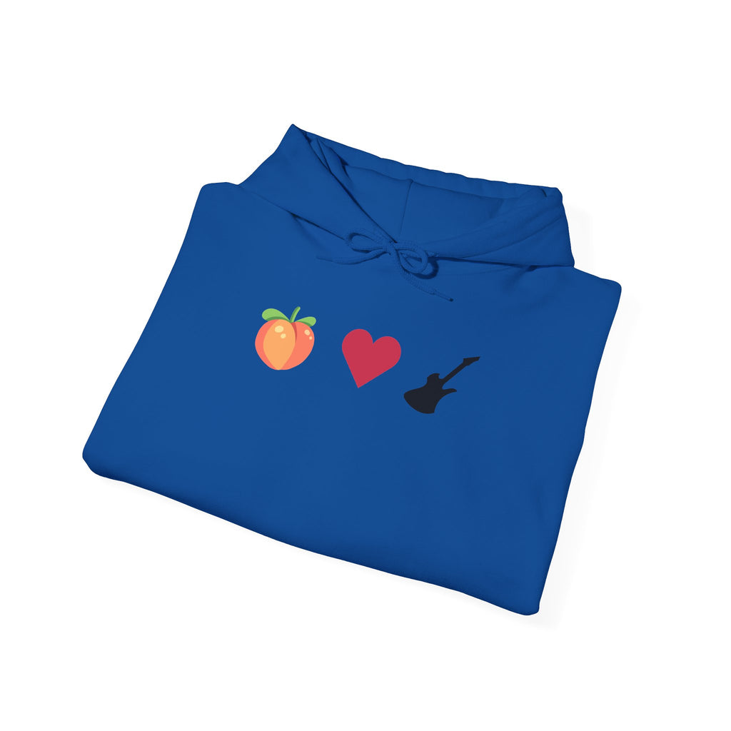 Peach Love Rock & Roll Two-Sided Hoodie | Original Logo