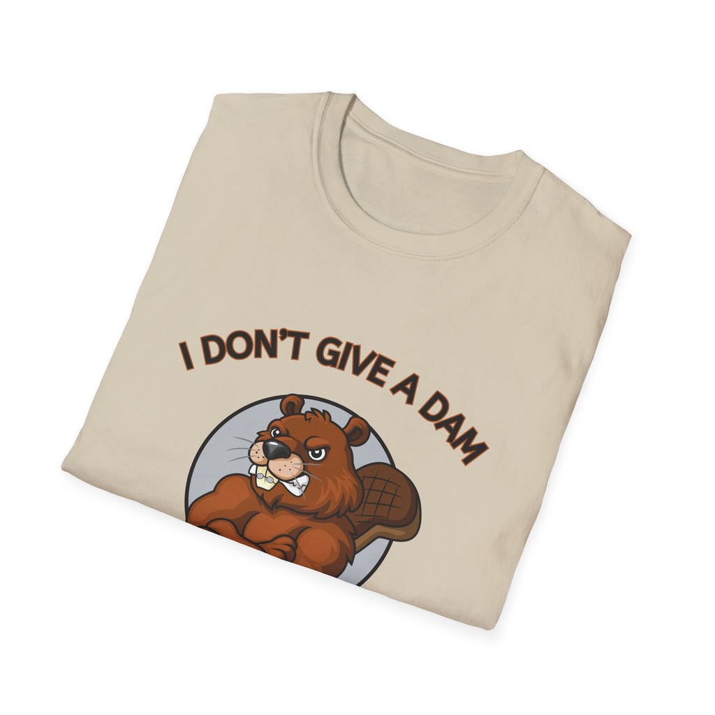 I Don’t Give a Dam Beaver T-Shirt | Funny Nature Tee