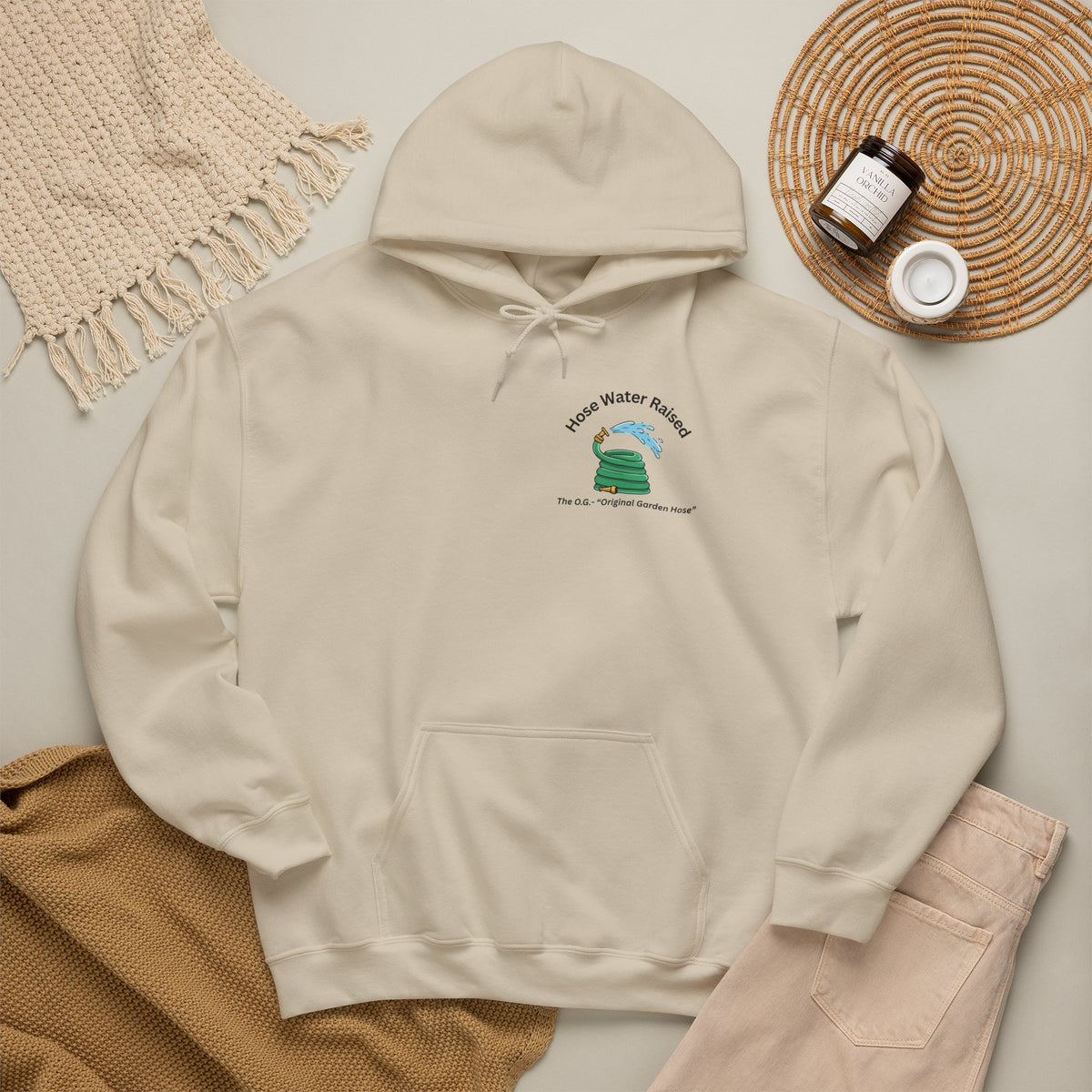 Gen X Raised on Hose Water Hoodie | Retro Childhood Nostalgia