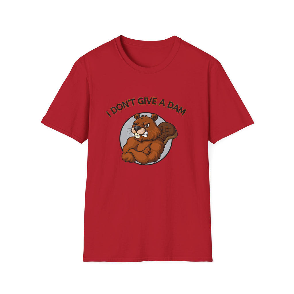 I Don’t Give a Dam Beaver T-Shirt | Funny Nature Tee