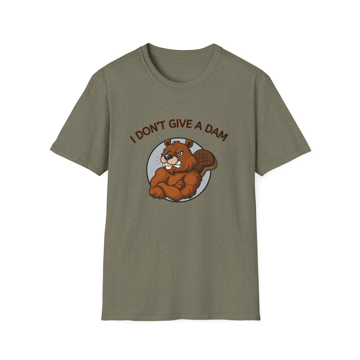I Don’t Give a Dam Beaver T-Shirt | Funny Nature Tee